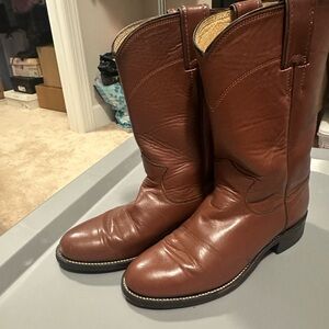 Women’s Brown Leather Cowboy Boots